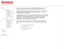 Tablet Screenshot of dcineco.com